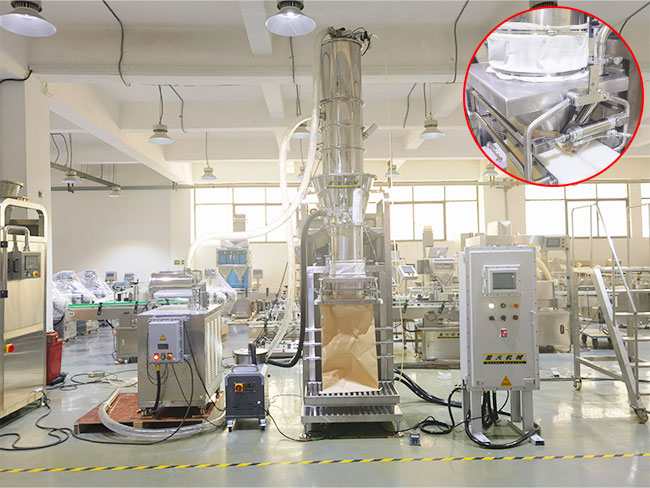 食品添加剂包装流水线细节展示