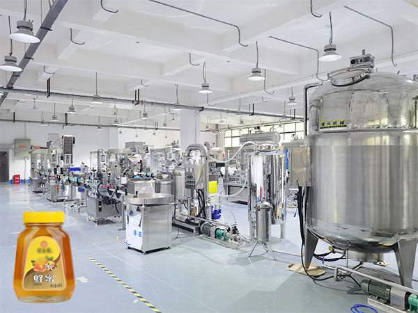 整套自动化蜂蜜包装流水线